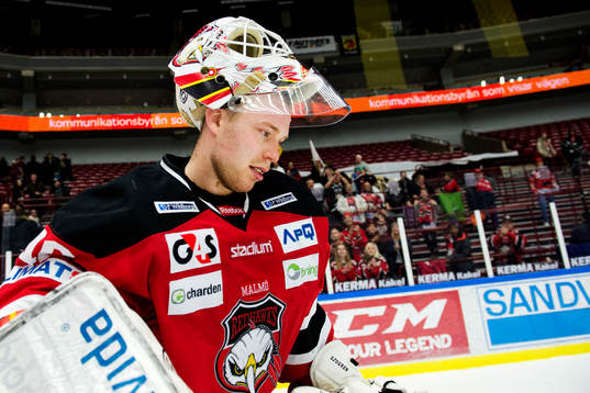 Malmö Redhawks målvakt Pontus Sjögren
