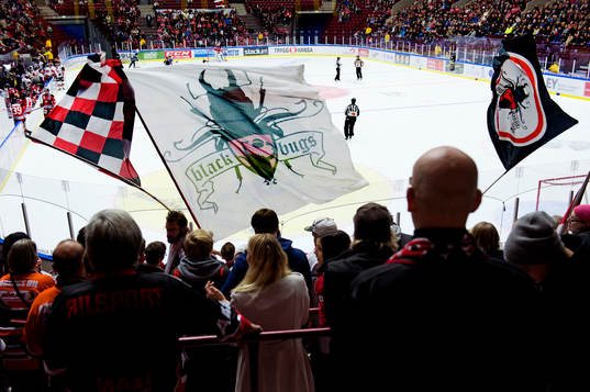 under matchen i hockeyallsvenskan mellan Malmö Redhawks