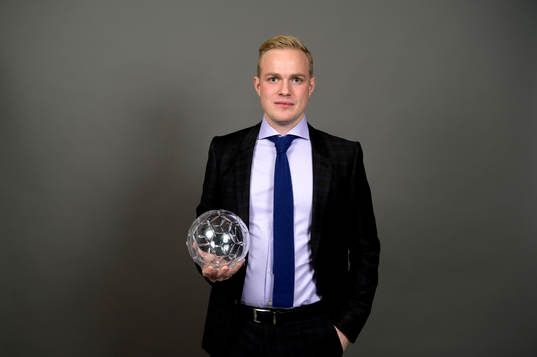 Jonas Eidevall tilldelades pris för bästa tränare