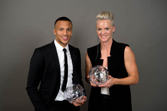 Priset Årets Back gick till Martin Olsson och Nilla Fischer
