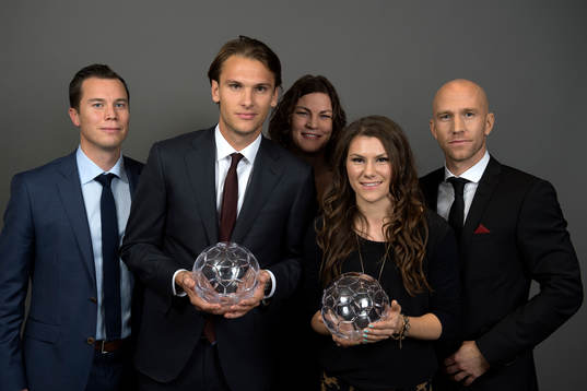 Ramona Bachmann och Albin Ekdal fick pris som Årets