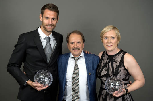 Andreas Isaksson och Thora Helgadottir tilldelades pris som