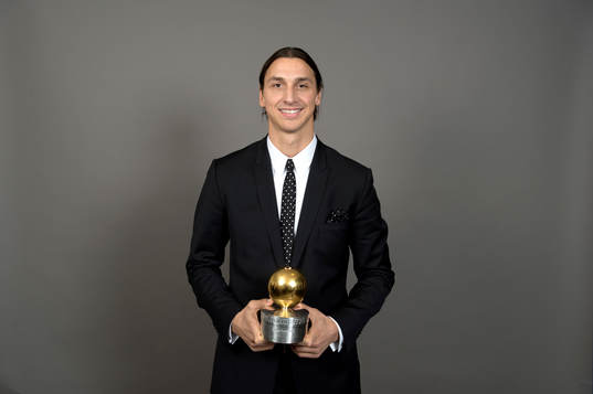 Zlatan Ibrahimovic tilldelades Guldbollen