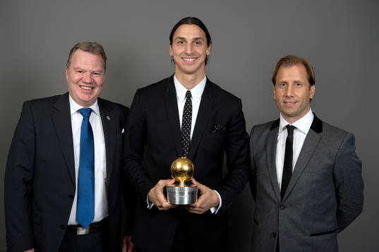 Zlatan Ibrahimovic tilldelades Guldbollen