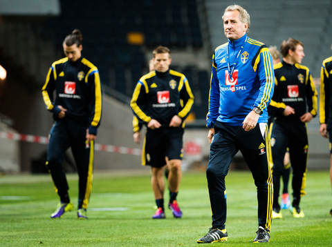 Förbundskapten Erik Hamrén