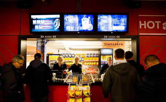 Kiosk i Kinnarps Arena