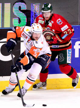 Växjös Noah Welch och Frölundas Robin Figren