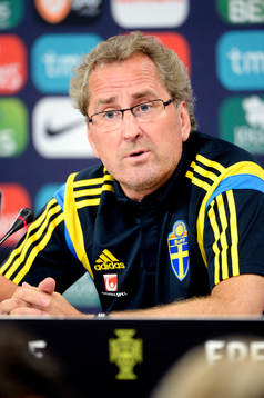 Sveriges Förbundskapten Erik Hamrén