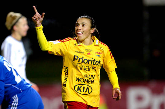 Tyresö Marta Vieira da Silva jublar