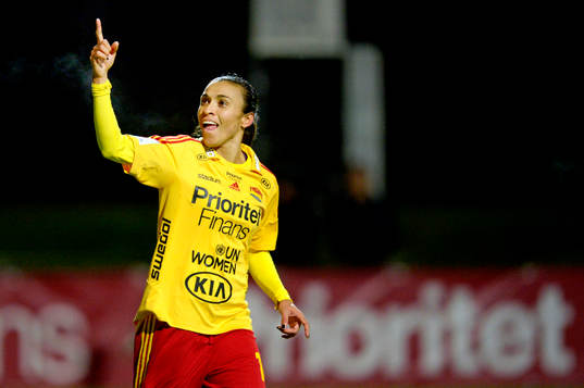 Tyresö Marta Vieira da Silva jublar