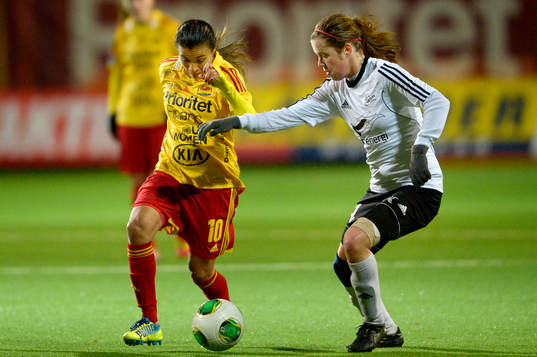 Tyresö Marta Vieira da Silva och Fortunas Sofie Pedersen