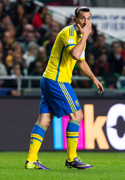 Sveriges Zlatan Ibrahimovic