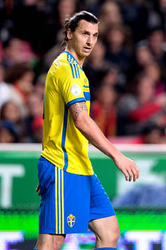 Sveriges Zlatan Ibrahimovic