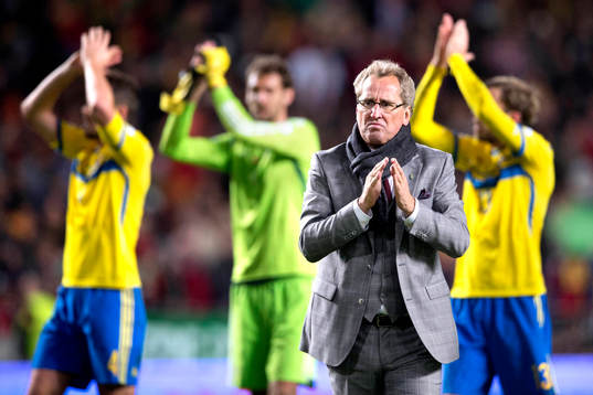 Bläddra bland fler bilder av Fotboll, Play-Off till VM, Portugal - Sverige
