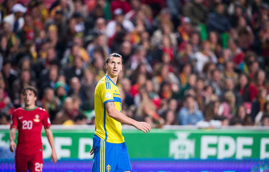 Sveriges Zlatan Ibrahimovic