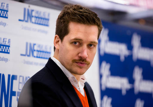Växjös tränare Sam Hallam