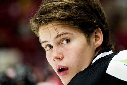 Malmö Redhawks målvakt Olle Wallberg