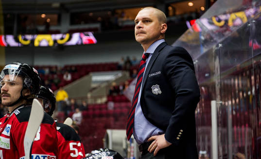 Malmö Redhawks assisterande tränare Björn Hellqvistunder