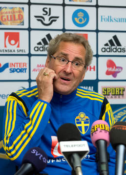 Sveriges förbundskapten Erik Hamrén