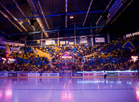 Tifo i Kunnarps Arena
