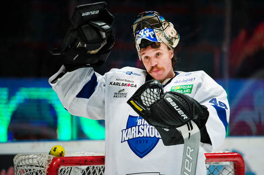 Karlskogas målvakt Justin Pogge