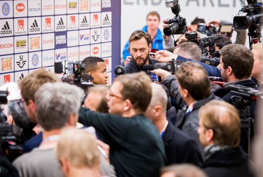 Fullt pådrag i mixed zone, Martin Olsson