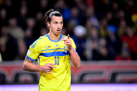 Sveriges Zlatan Ibrahimovic