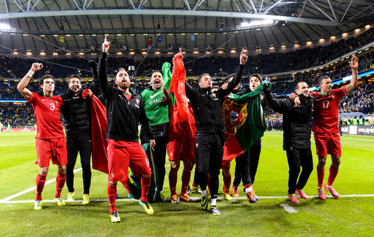 Portugal jublar