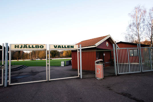 Hjällbovallen där mutanklagade Gunnilse spelar sina