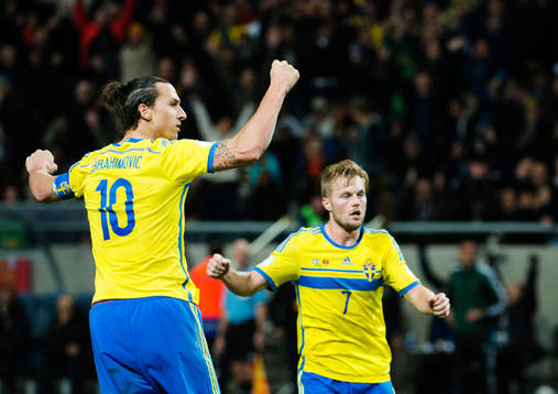 Zlatan Ibrahimovic  jublar