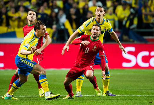 Miguel Veloso, Kim Källström, Joâo Moutinho  och Zlatan