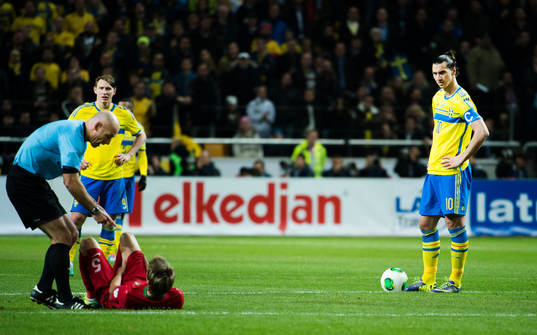 Kim Källström och Zlatan Ibrahimovic