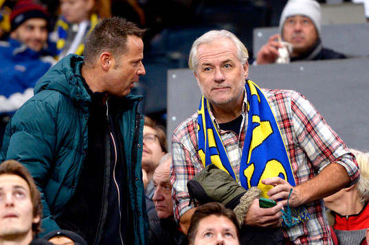 Glenn Hysen på läktaren