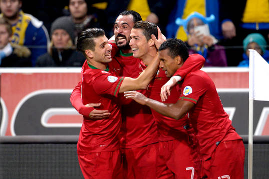Portugals Cristiano Ronaldo kramas om