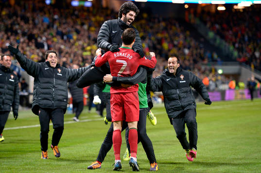 Portugals Cristiano Ronaldo kramas om