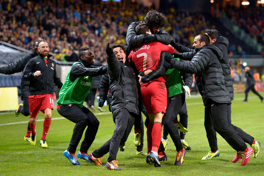 Portugals Cristiano Ronaldo kramas om