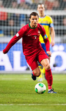 Portugals Cristiano Ronaldo