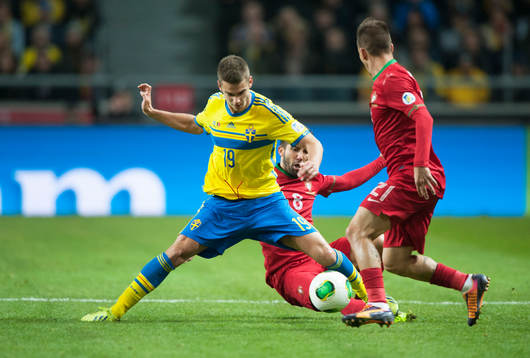 Sveriges Alexander Kacaniklic i VM-kvalet mellan Sverige