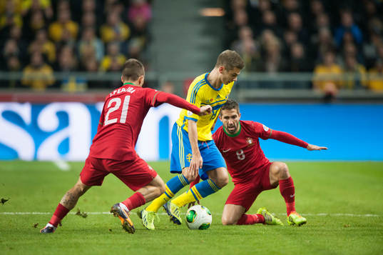 Sveriges Alexander Kacaniklic i VM-kvalet mellan Sverige