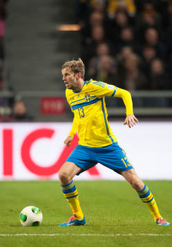 Mikael Antonsson i VM-kvalet mellan Sverige och Portugal i