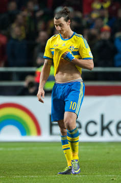 Slutsignal och Sveriges Zlatan Ibrahimovic deppar framför