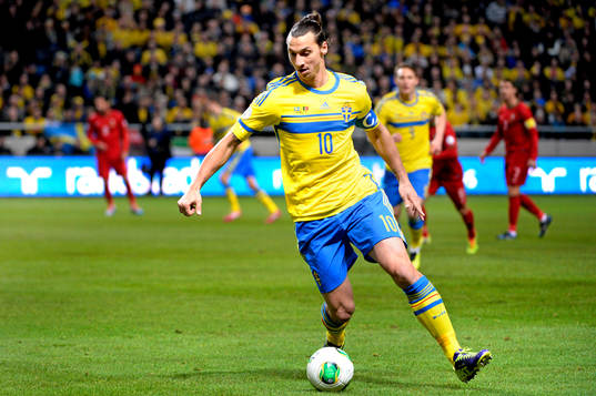 Sveriges Zlatan Ibrahimovic