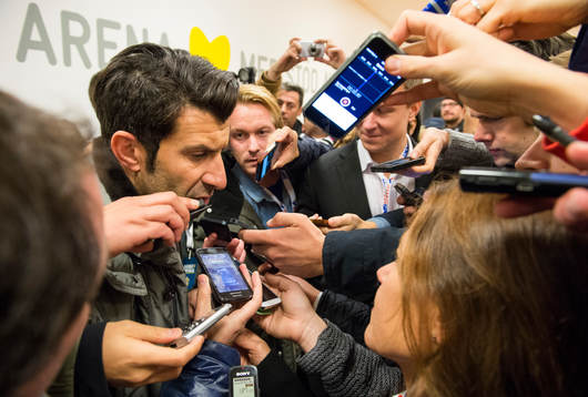Portugals före detta spelare Luis Figo