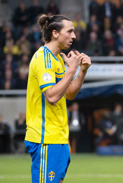 Sveriges Zlatan Ibrahimovic