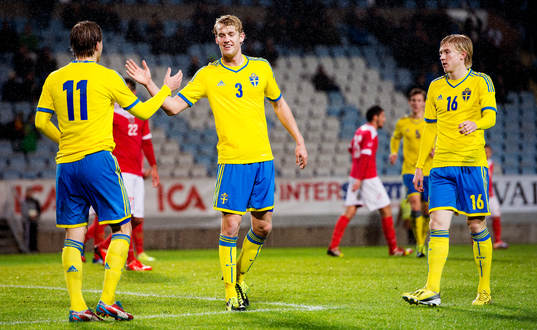Sveriges Christoffer Nyman, Filip Helander, Simon Kroon