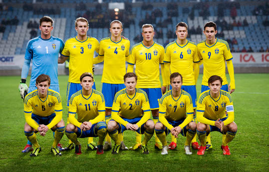 Sveriges lagbild målvakt August Strömberg, Filip