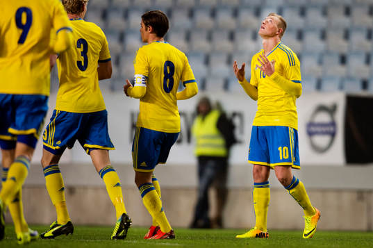 Sveriges John Guidetti  tackar högre makter