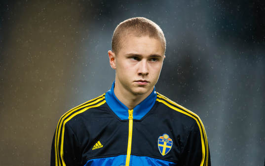 Sveriges Sebastian Holmén
