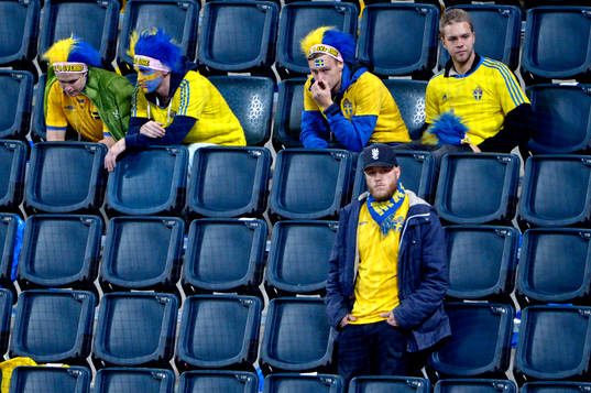 Sveriges supportrar deppar