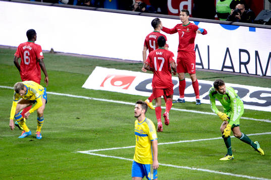 Portugal jublar och Sverige deppar